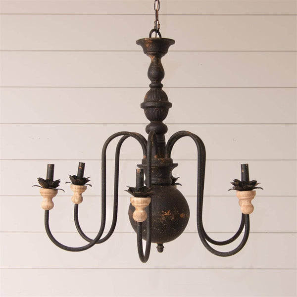 Rusty Black 6-Light Candle Style Chandelier (PC)