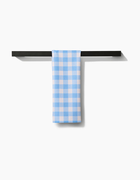 Angelic Sky Gingham Tea Towel
