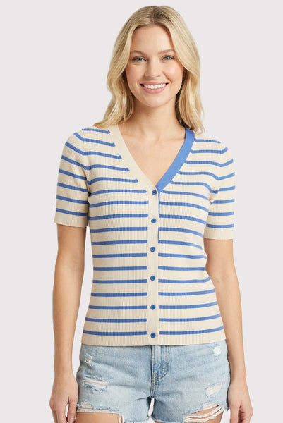 Shannon Striped Cardigan Sweater