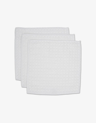 Cloud Waffle Washcloth Set