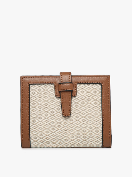 Bessie Canvas Wallet w/ Slip Closure