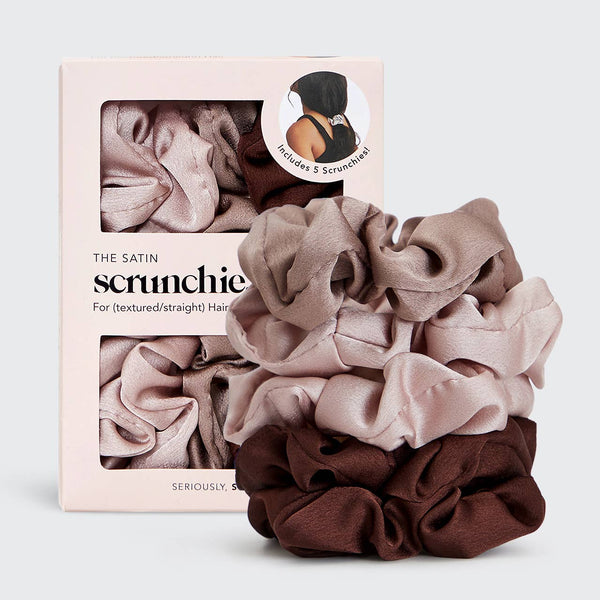 5pc. Satin Scrunchie
