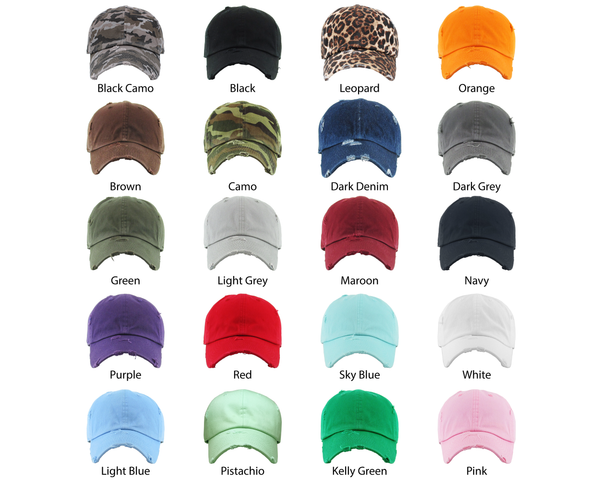 Custom Hats with Letters/ Numbers: Pistachio