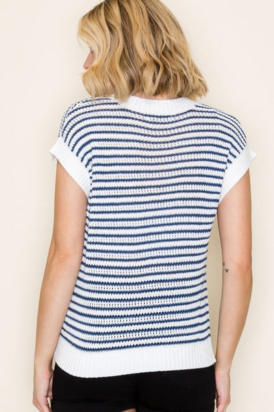 Kim Short Sleeve Pullover Sweater