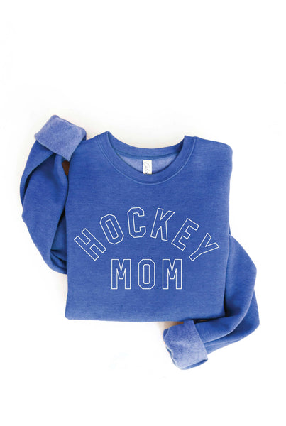 HOCKEY MOM Sweatshirt: HEATHER DUST