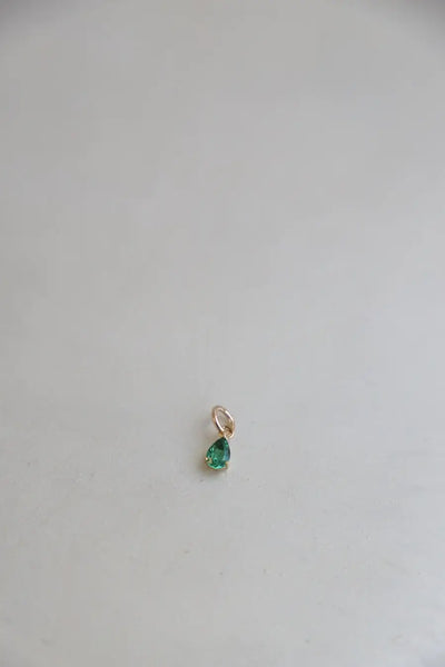 Teardrop Birthstone Charms