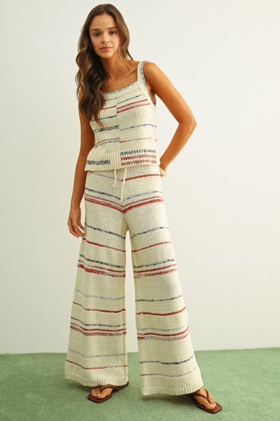 Beth Multi-Color Stripe Knit Pants