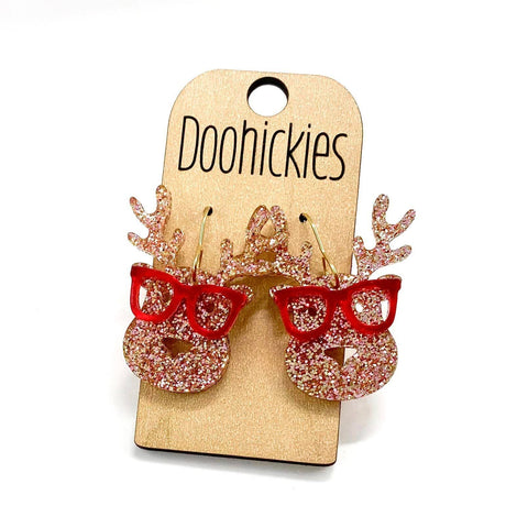 Nerdy Reindeer Dangles
