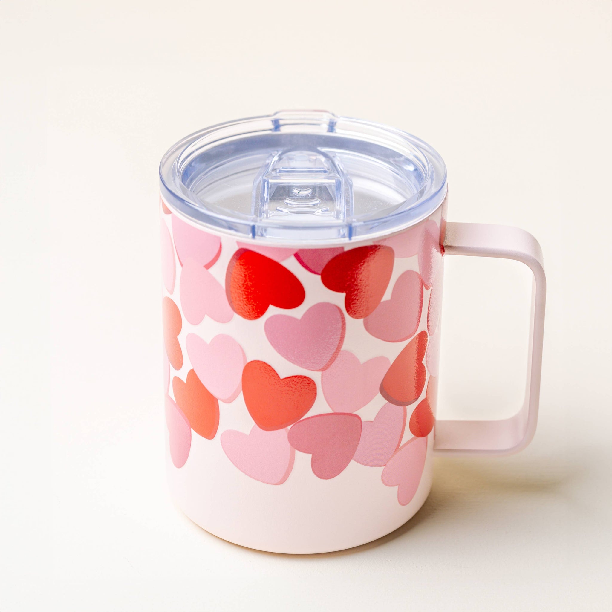 Blushing Hearts 14 oz Insulated Mug