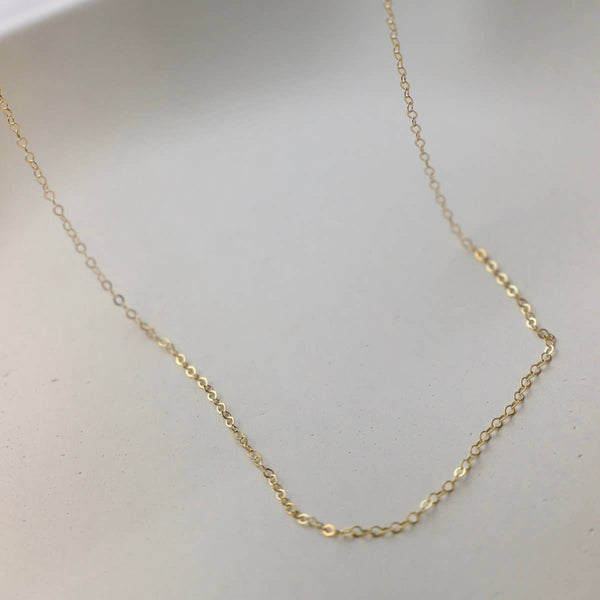 18” Gold Filled Cable Chain