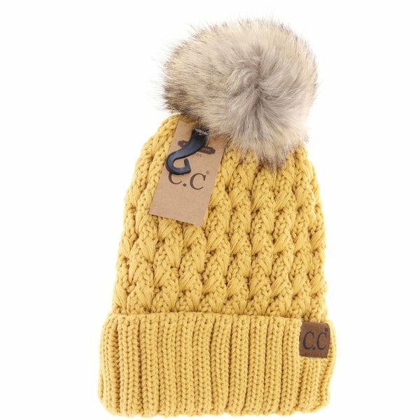 Lattice Stitch Peanut Beanie