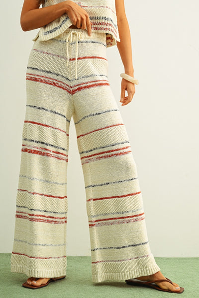 Beth Multi-Color Stripe Knit Pants
