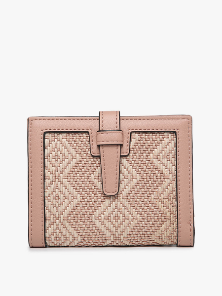 Bessie Canvas Wallet w/ Slip Closure