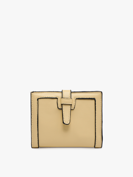 Bessie Canvas Wallet w/ Slip Closure