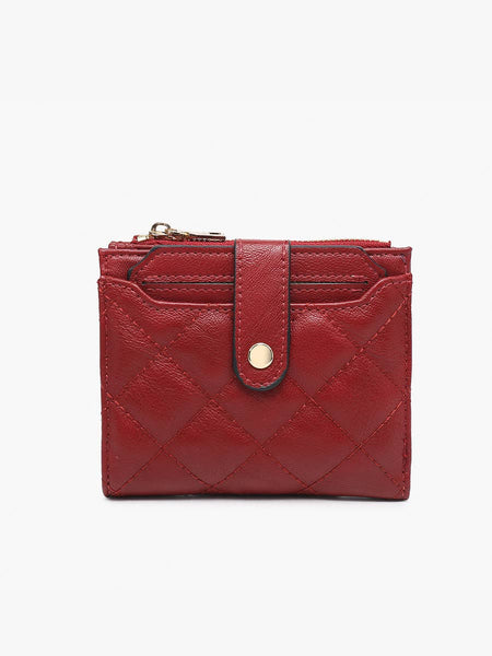 Melody Quilted Zip Top Wallet