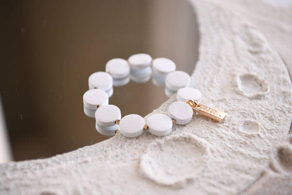 Lightweight Wood Stackable Bracelets : Black