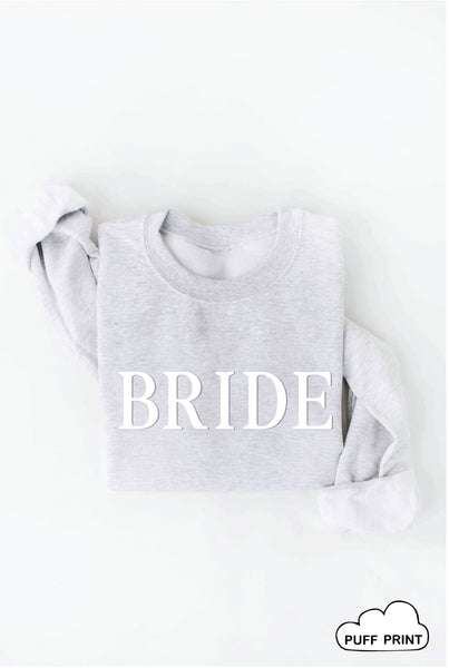 BRIDE PUFF Mauve Graphic Sweatshirt