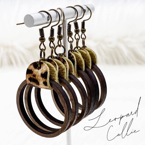 Leopard Callie Earrings