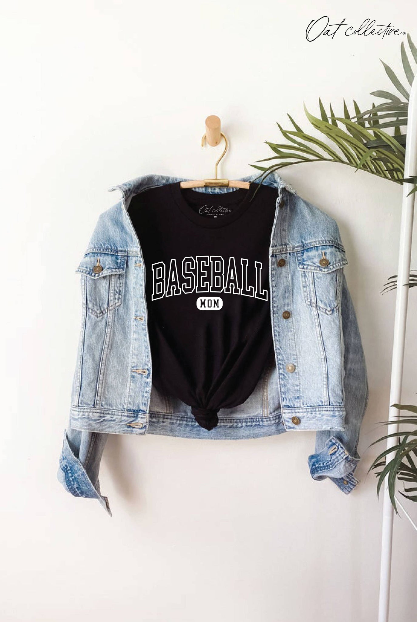 BASEBALL MOM Black T-Shirt
