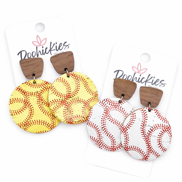 Walnut Baseball Corkies