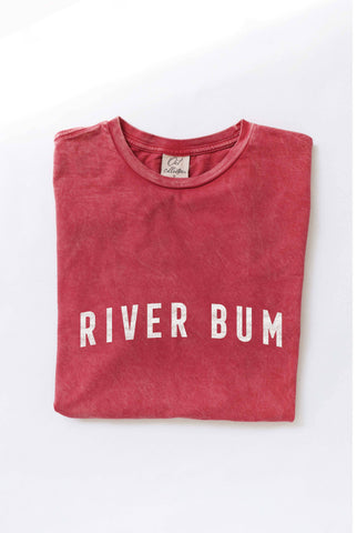 Red RIVER BUM Tee