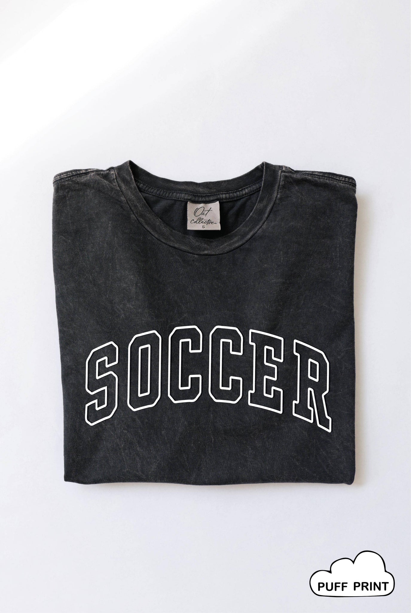 SOCCER Puff Print T-Shirt