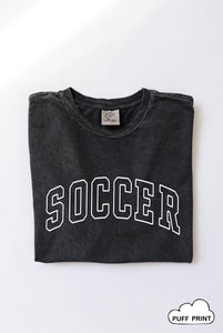 SOCCER Puff Print T-Shirt