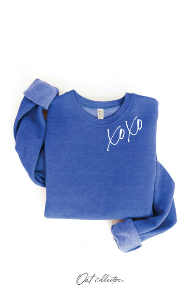 XOXO Graphic Sweatshirt: MAUVE