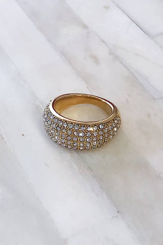 Gold Pave Ring