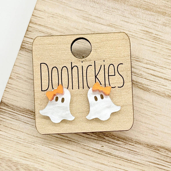 Mattie Ghost Earring Collection - Halloween Earrings: Studs