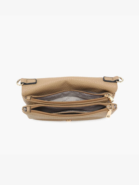 Phiona Studded Flapover Crossbody