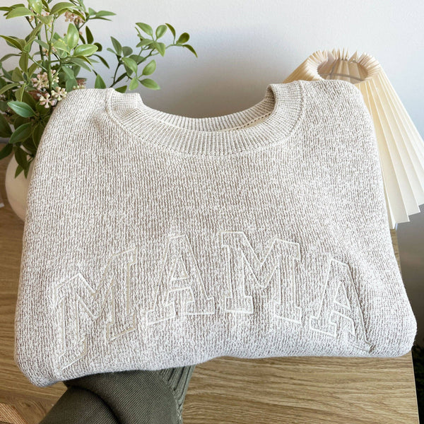 MAMA Cozy Knit Sweatshirt