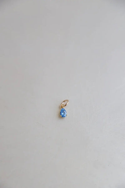 Teardrop Birthstone Charms