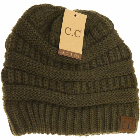 Classic Olive CC Beanie