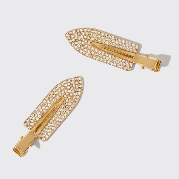 Rhinestone Creaseless Clips