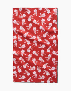 Smiley Frosty Tea Towel