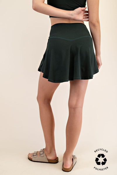 Kori V-Shaped High Waist Skort