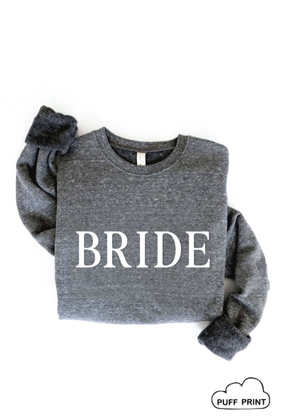 BRIDE PUFF Mauve Graphic Sweatshirt