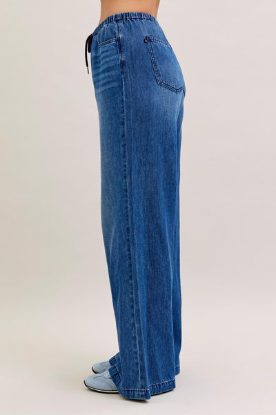 Miley Wide Leg Palazzo Jeans
