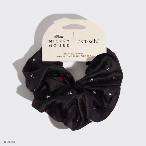 Mickey & Minnie Recycled Fabric Scrunchie