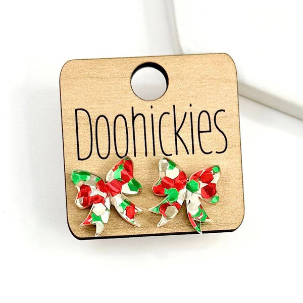 Christmas Confetti Studs Collection - Christmas Earring: Bow