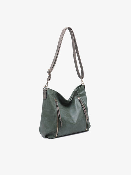 Mina Distressed Hobo Bag