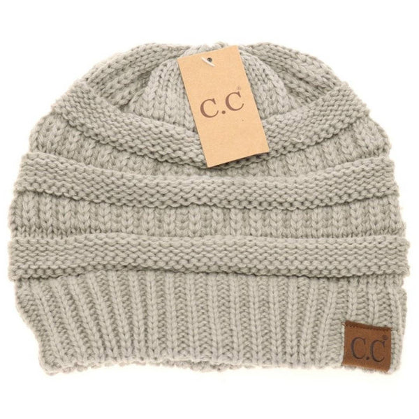 Classic Teal Grey CC Beanie