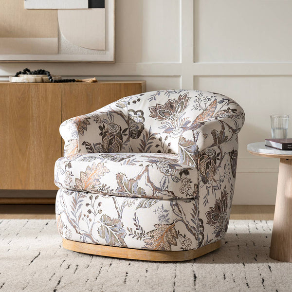 Loki Swivel Chair: Moss