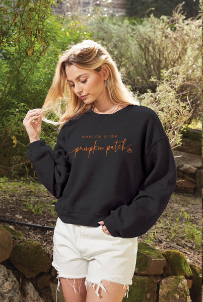 At The Pumpkin Patch Cropped Sweatshirt