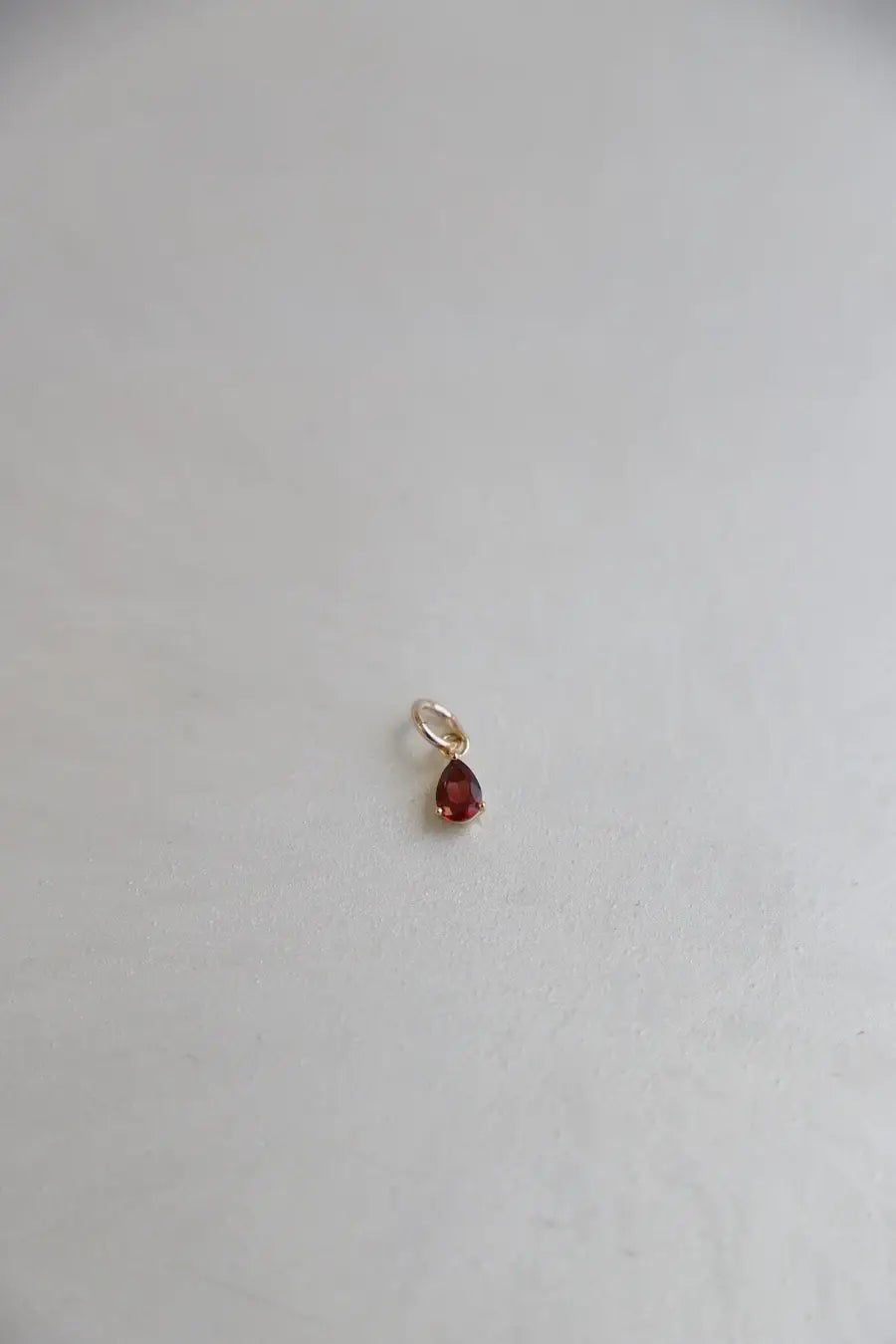 Teardrop Birthstone Charms