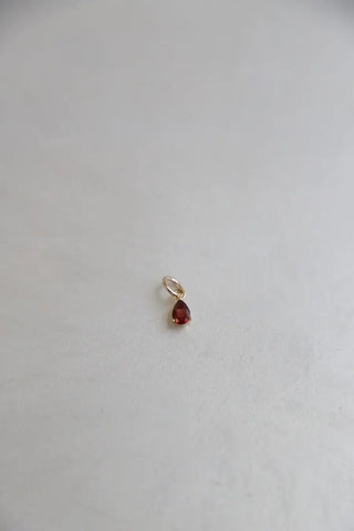 Teardrop Birthstone Charms