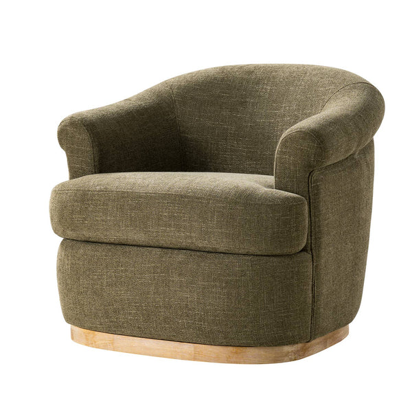 Loki Swivel Chair: Moss