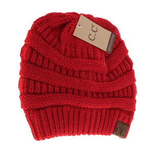 Classic Red CC Beanie