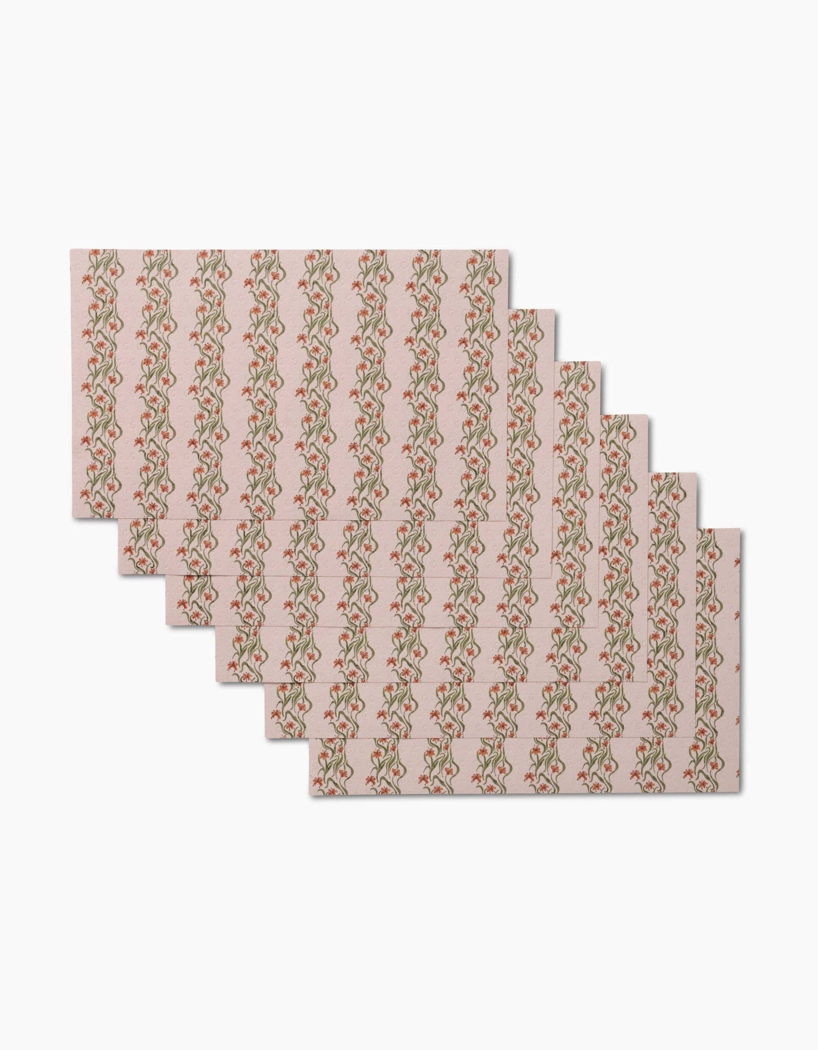 Floral Fall Stripe Not Paper Towel